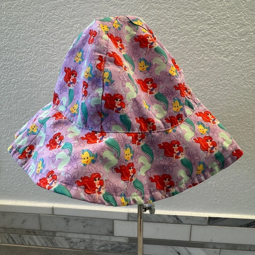 Disney Baby Ariel Bucket Sun Hat. The Little Mermaid 0-12 Months‎ -